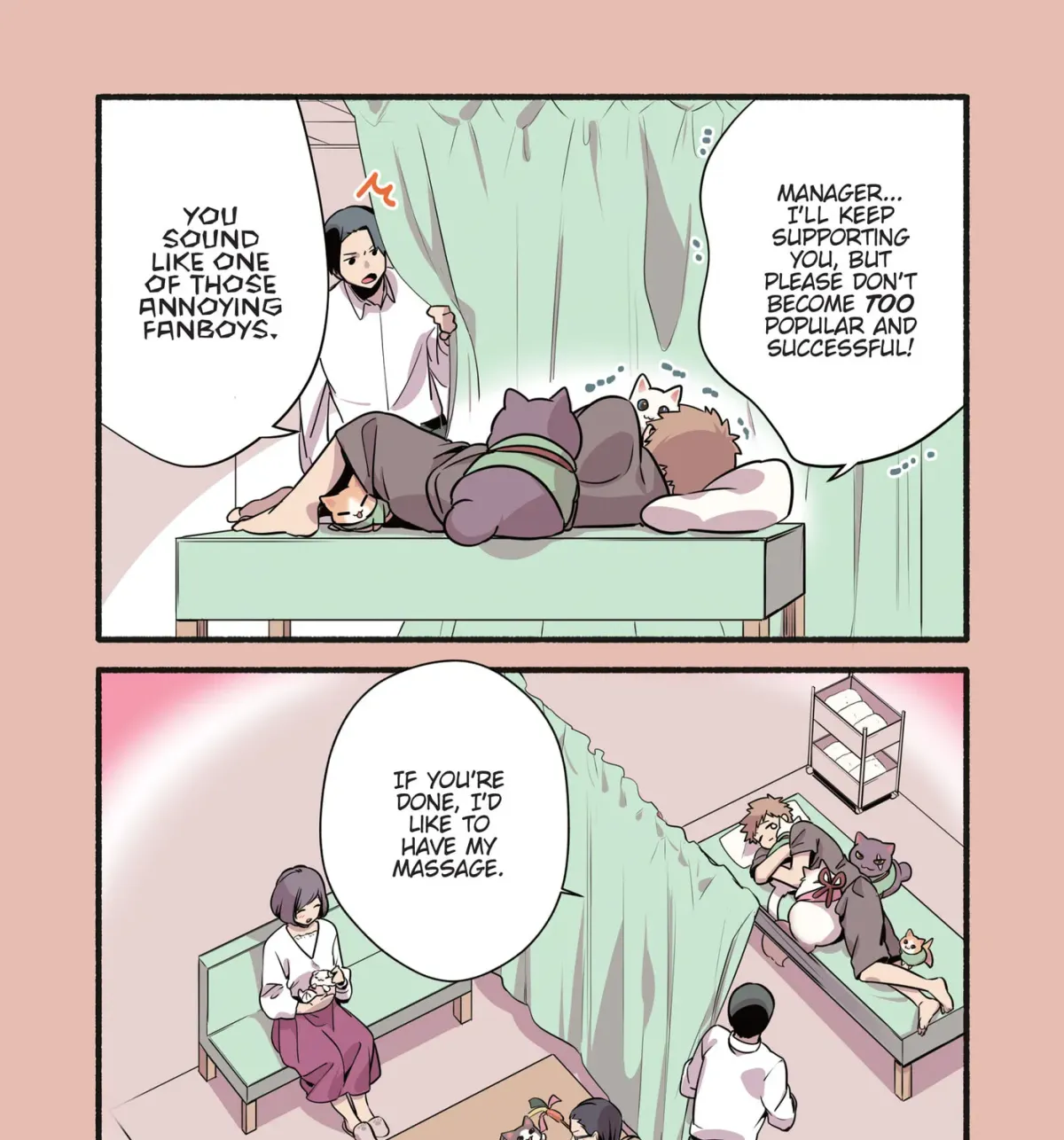 Read Cat Massage Therapy (Colored) chapter 28 image 28 on Lezhin