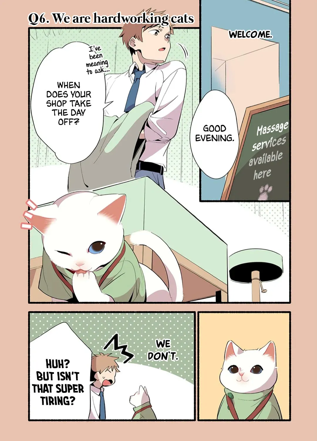 Read Cat Massage Therapy (Colored) chapter 6 image 1 on Lezhin