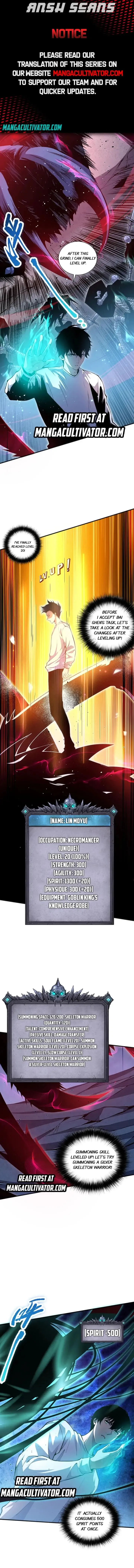 Read Catastrophic Necromancer chapter 23.1 image 0 on Lezhin