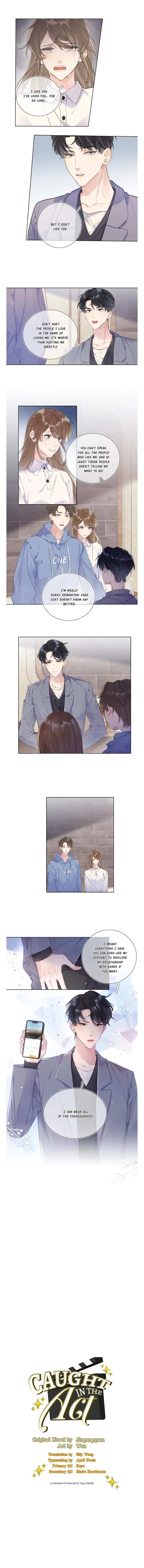 Read Caught in the act chapter 105 image 2 on Lezhin