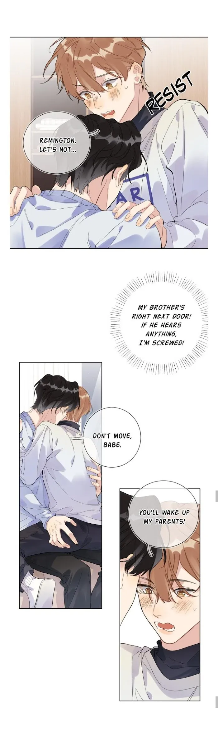 Read Caught in the act chapter 58 image 12 on Lezhin