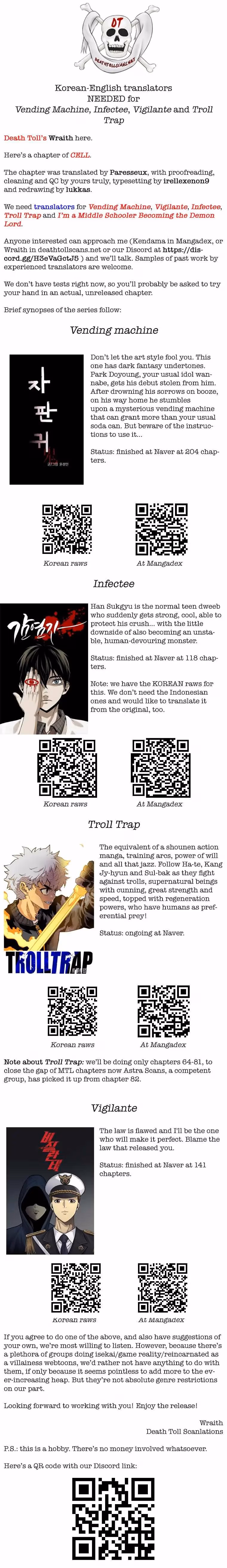 Read Cell chapter 28 image 17 on Lezhin