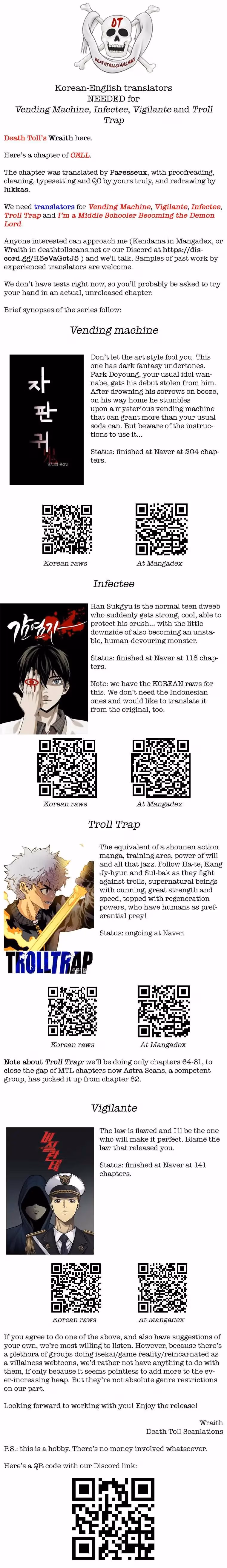 Read Cell chapter 29 image 16 on Lezhin