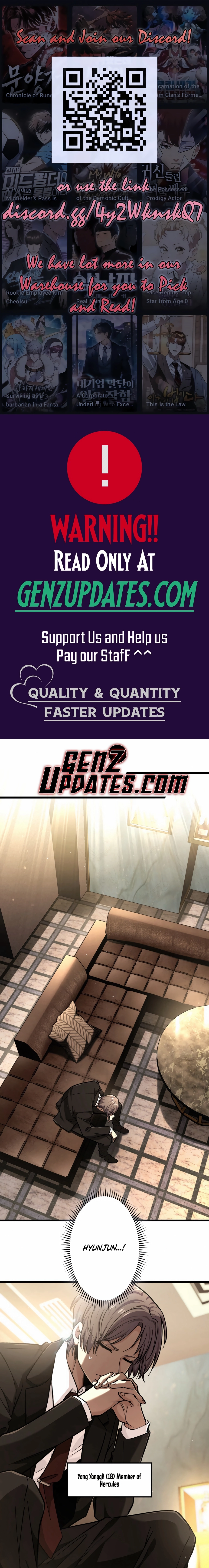 Read Cerberus chapter 42 image 0 on Lezhin