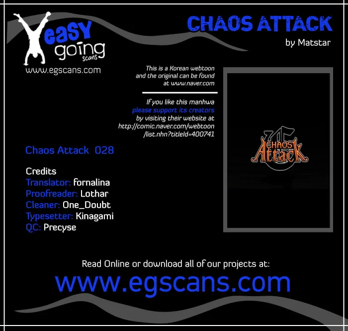 Read Chaos Attack chapter 28 image 0 on Lezhin