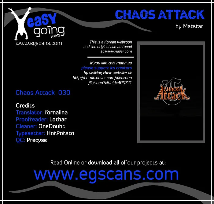 Read Chaos Attack chapter 30 image 0 on Lezhin