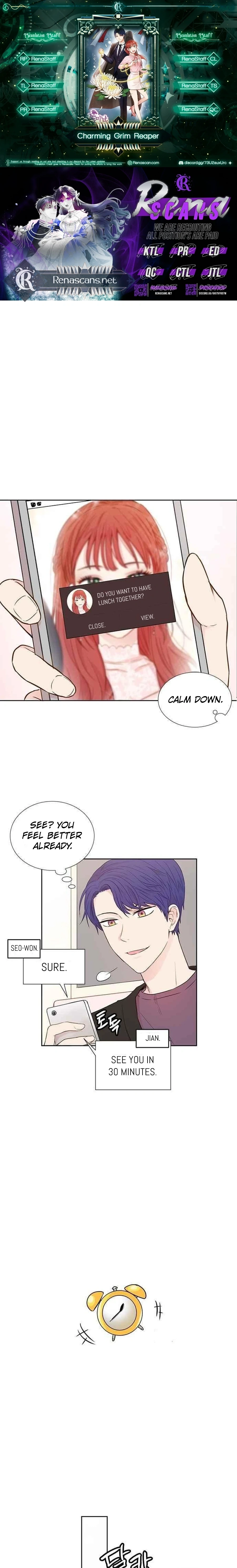 Read Charming Grim Reaper chapter 3811 image 1 on Lezhin
