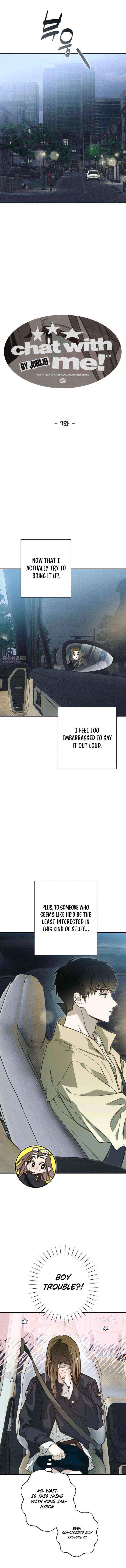 Read Chat With Me chapter 9 image 3 on Lezhin