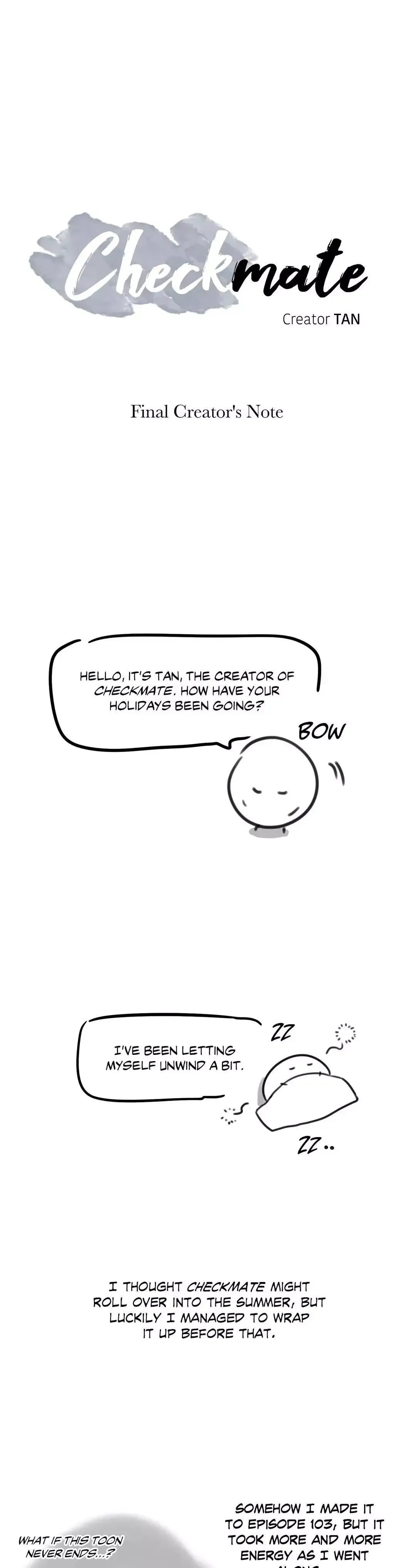 Read Checkmate chapter 103.5 image 1 on Lezhin