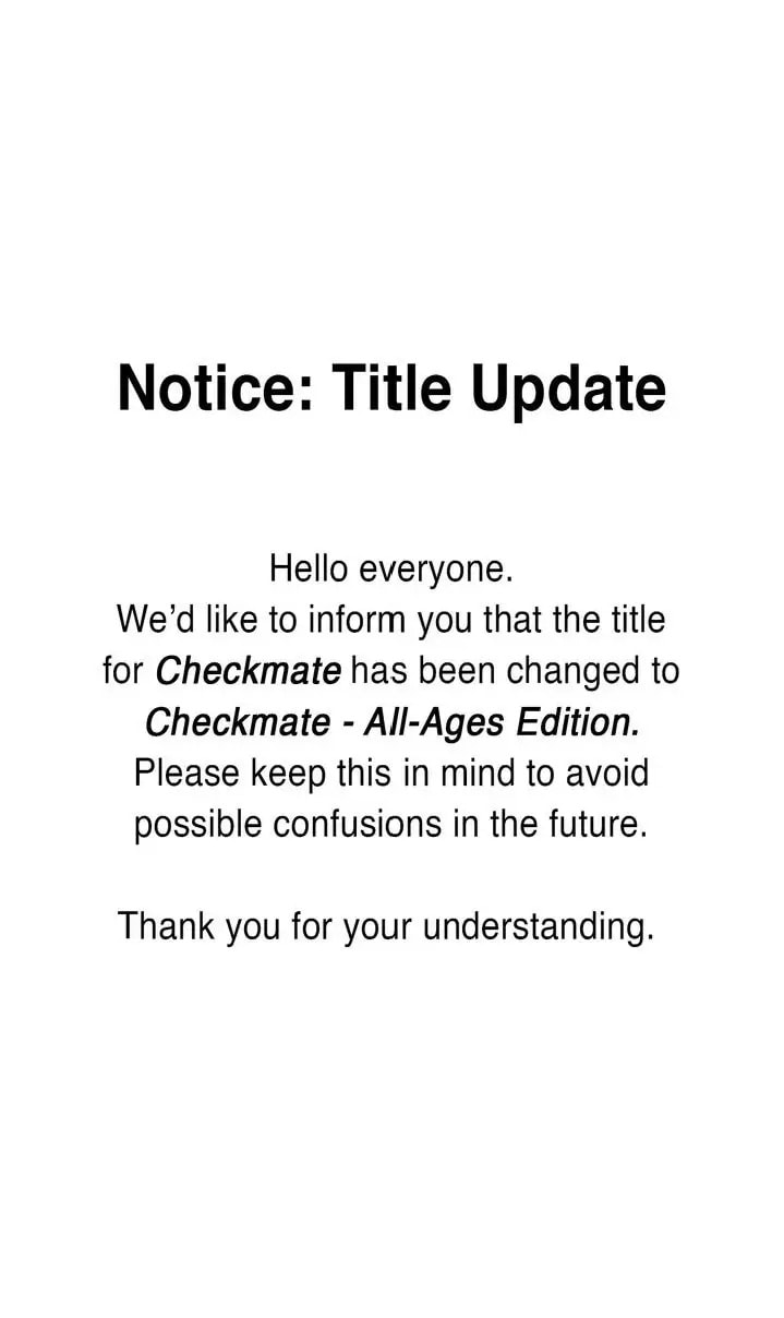 Read Checkmate chapter 34.1 image 0 on Lezhin