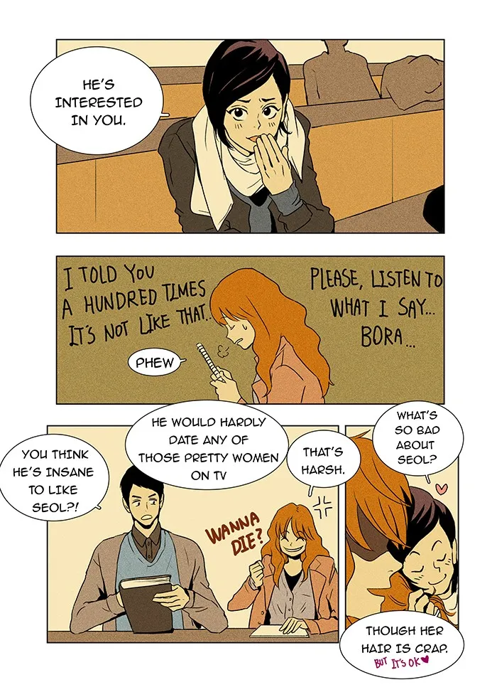 Read Cheese in the Trap chapter 6 image 6 on Lezhin