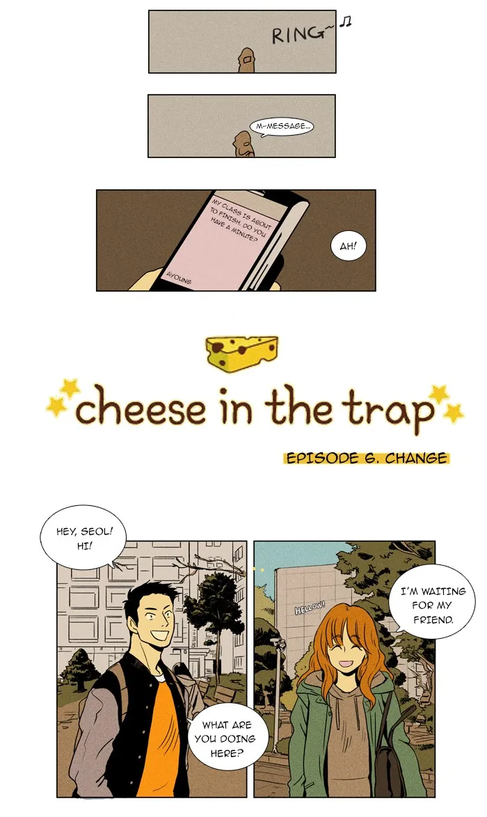 Read Cheese in the Trap chapter 7 image 2 on Lezhin