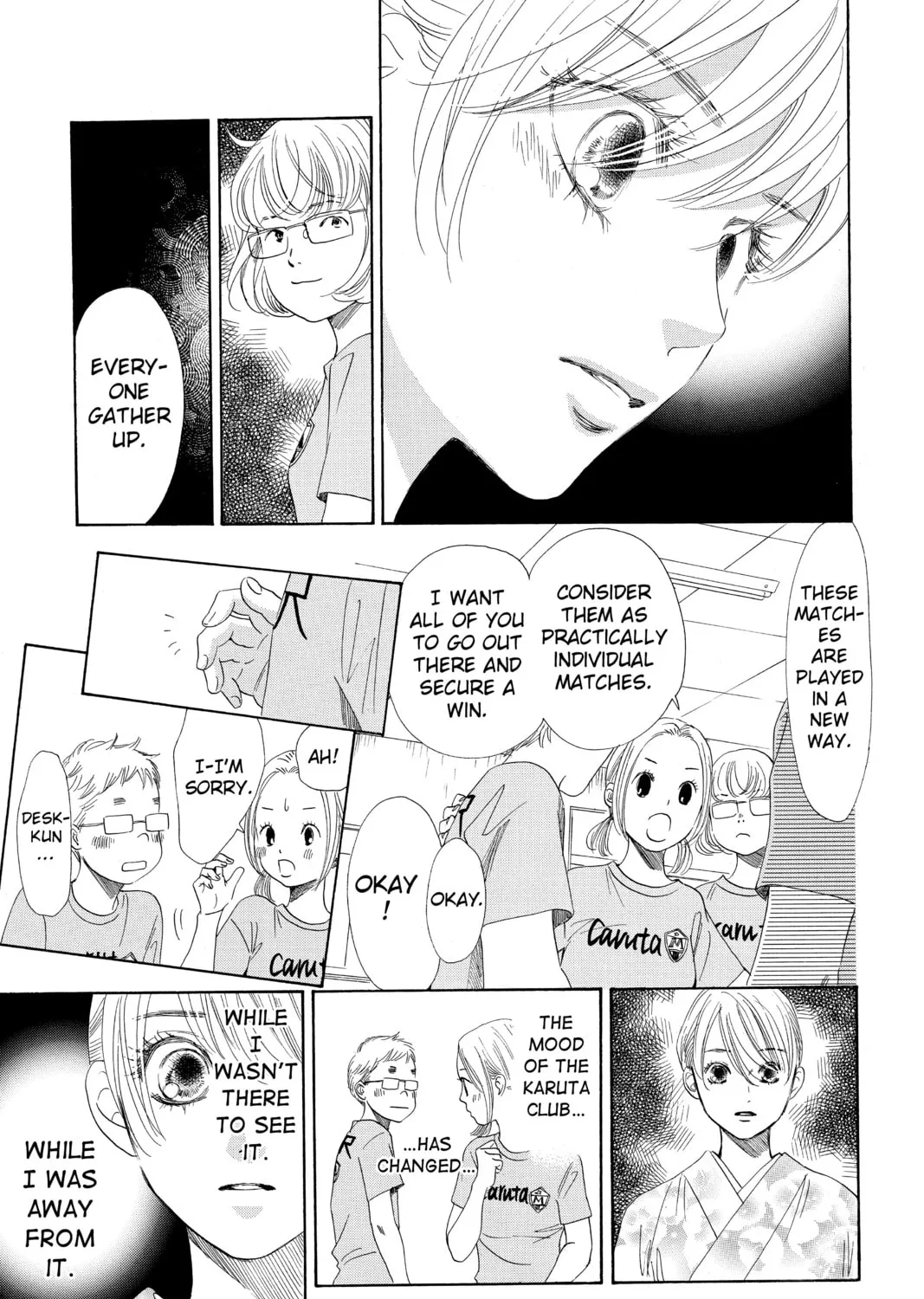 Read Chihayafuru chapter 145 image 12 on Lezhin