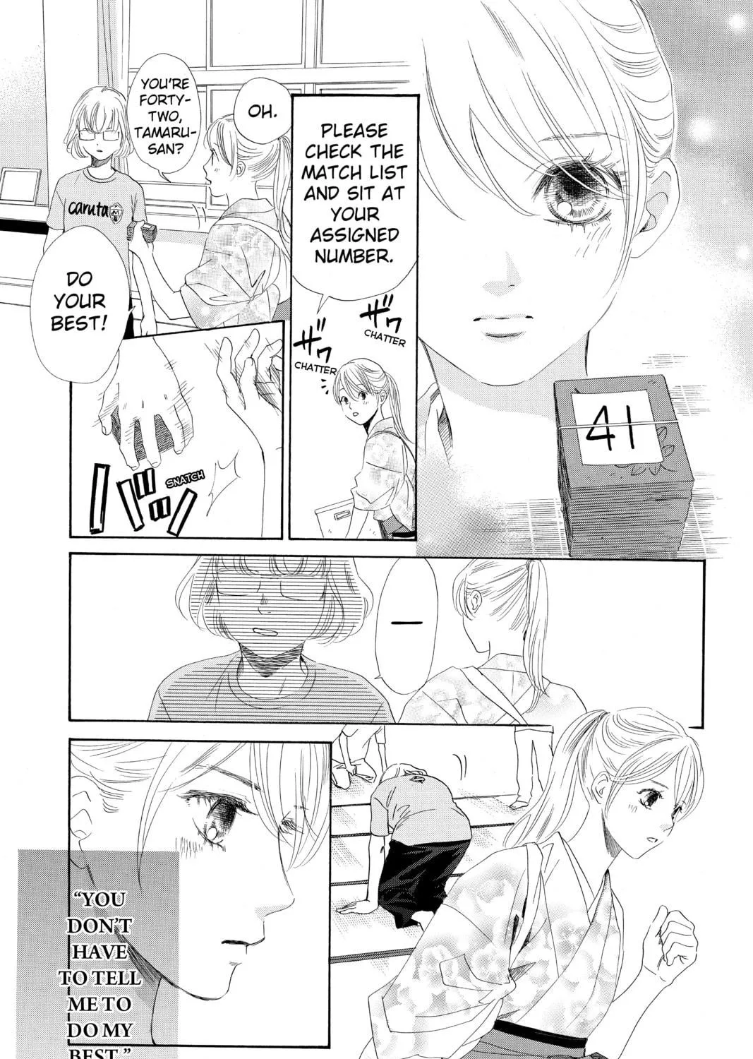 Read Chihayafuru chapter 145 image 40 on Lezhin