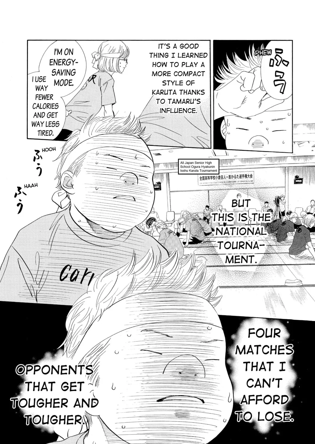 Read Chihayafuru chapter 159 image 12 on Lezhin