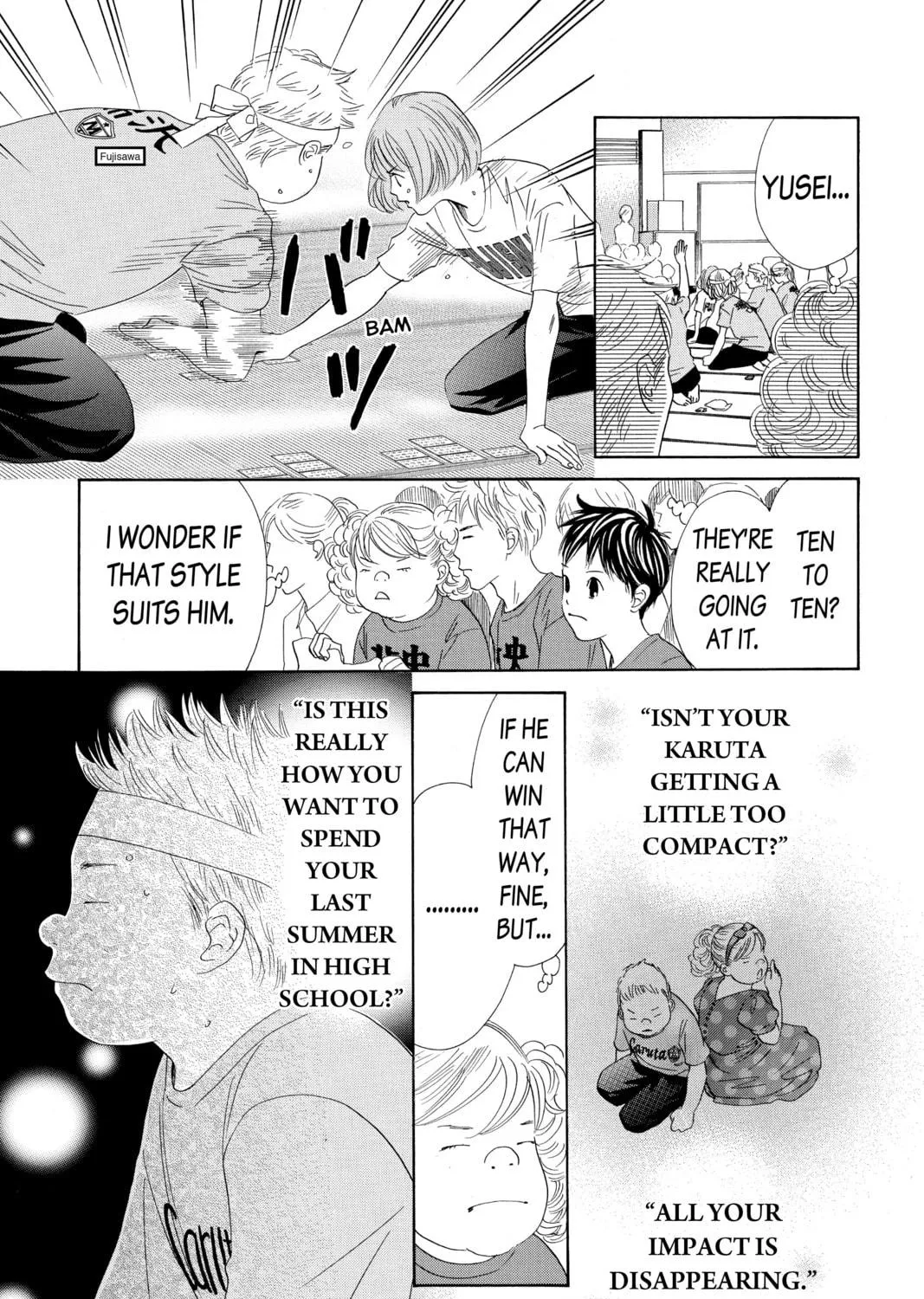 Read Chihayafuru chapter 159 image 4 on Lezhin