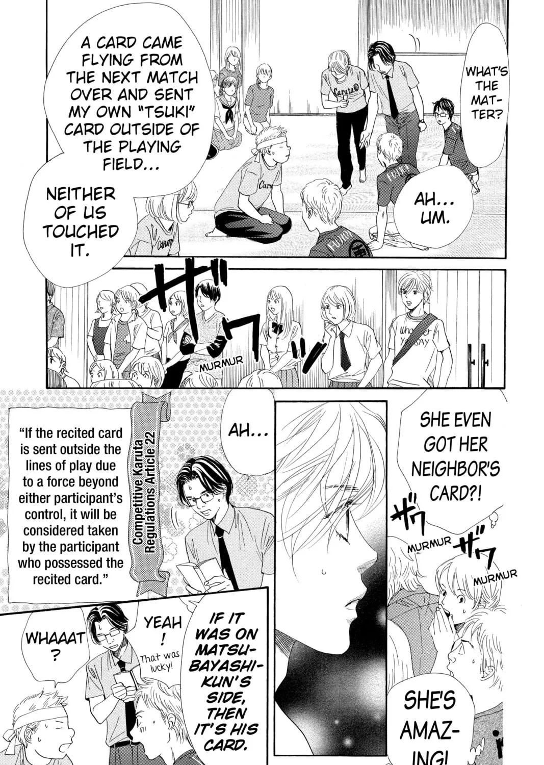 Read Chihayafuru chapter 163 image 10 on Lezhin