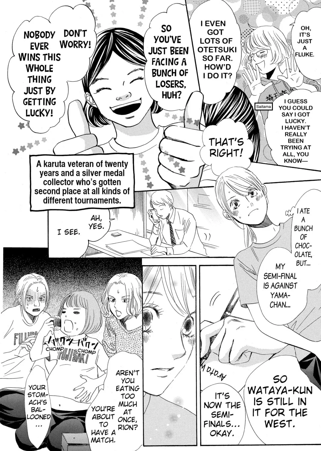 Read Chihayafuru chapter 184 image 6 on Lezhin