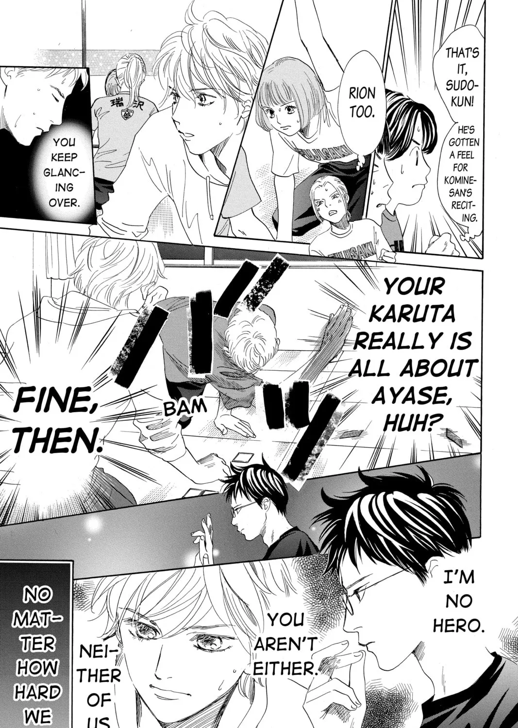 Read Chihayafuru chapter 187 image 56 on Lezhin