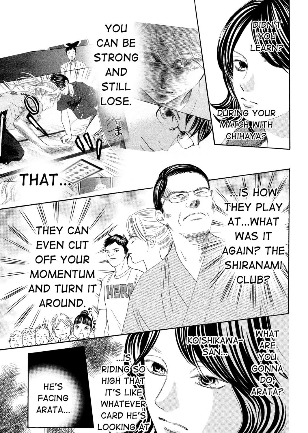 Read Chihayafuru chapter 187 image 8 on Lezhin
