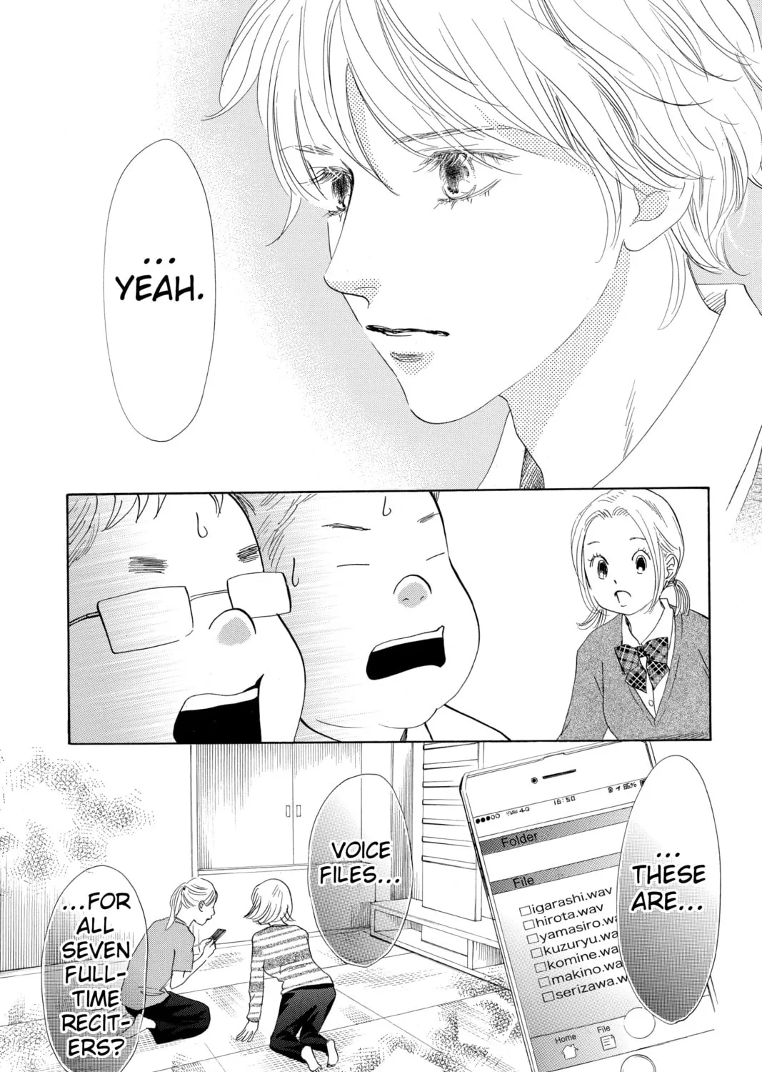 Read Chihayafuru chapter 192 image 54 on Lezhin