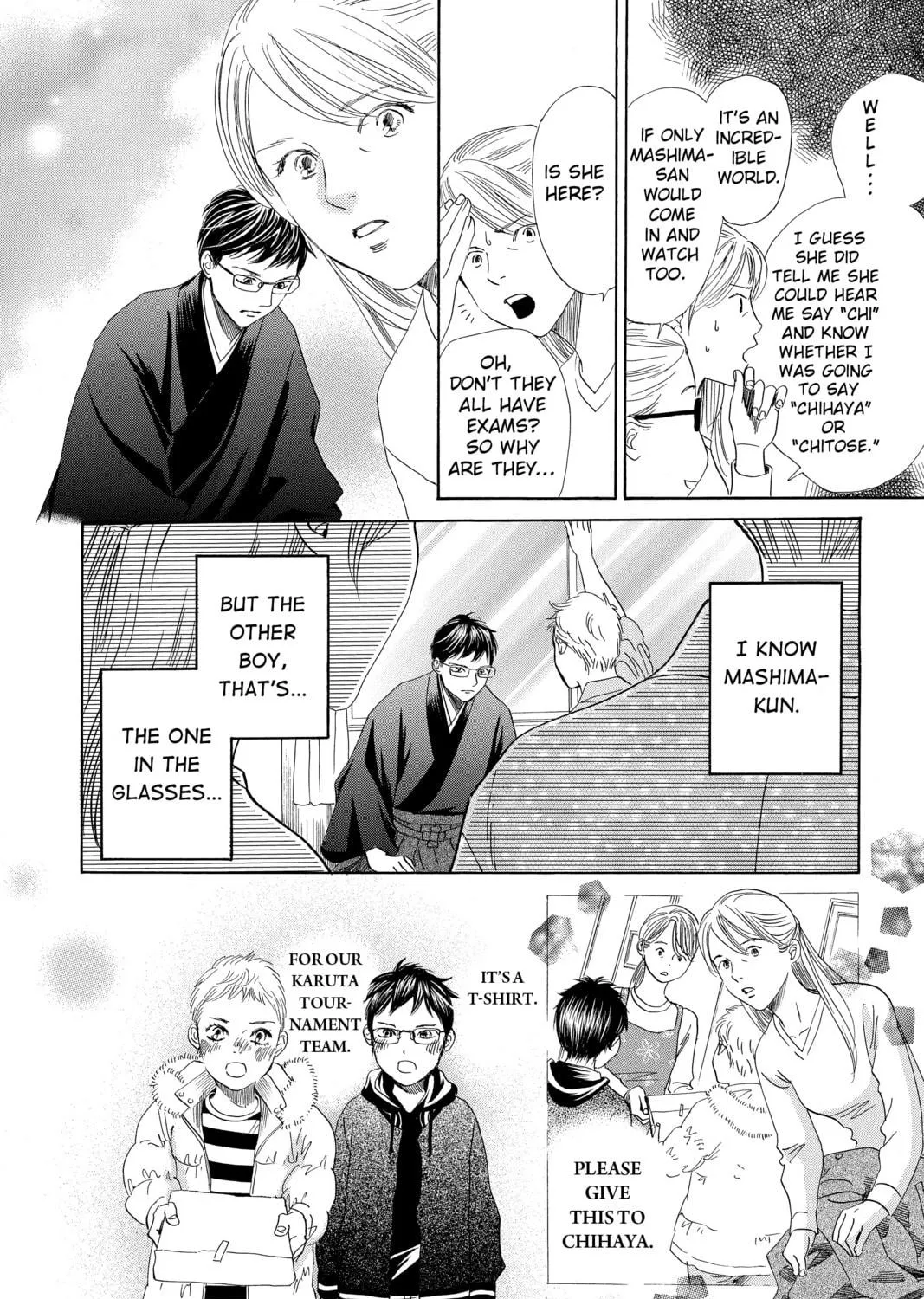 Read Chihayafuru chapter 195 image 4 on Lezhin