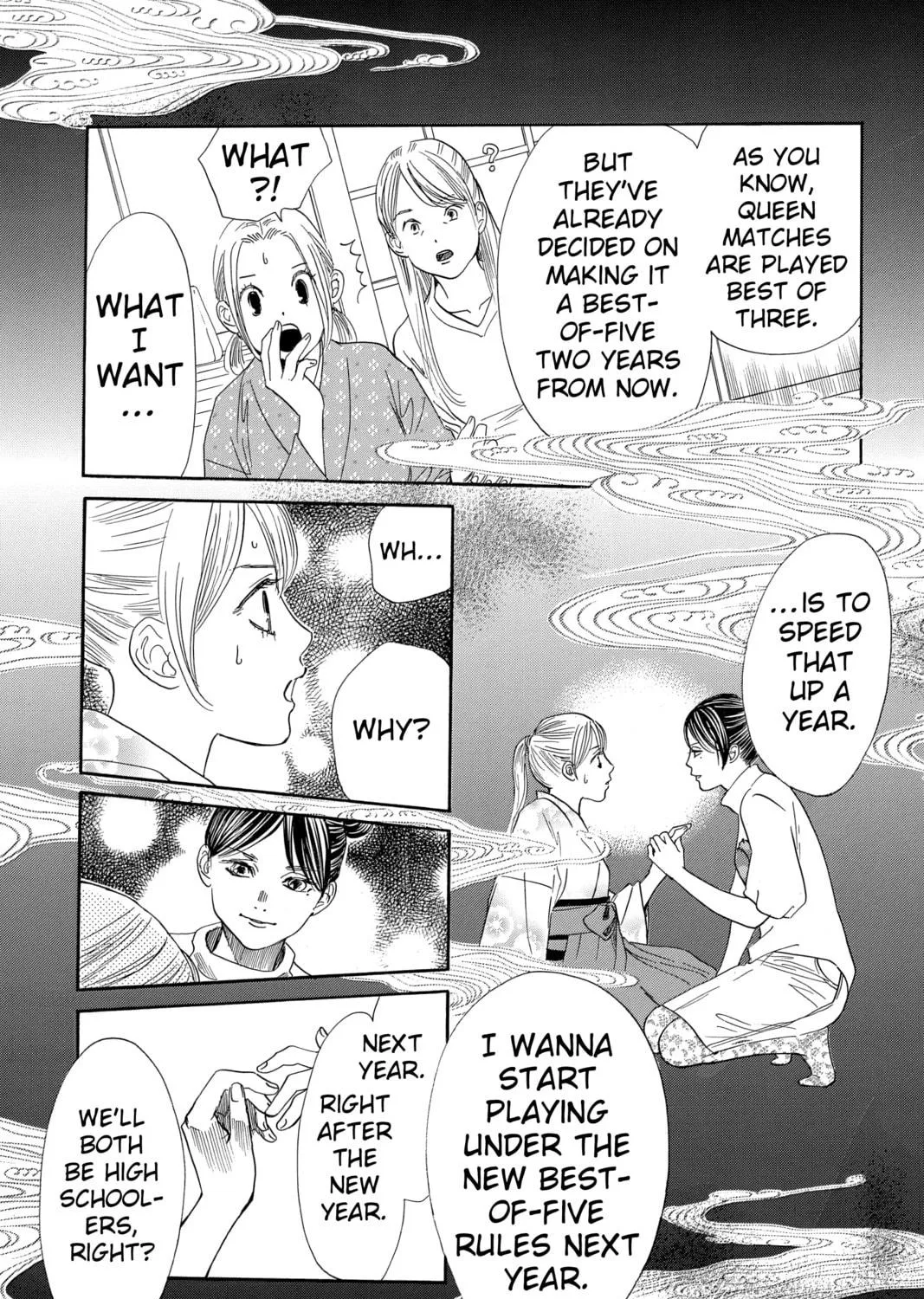 Read Chihayafuru chapter 205 image 4 on Lezhin