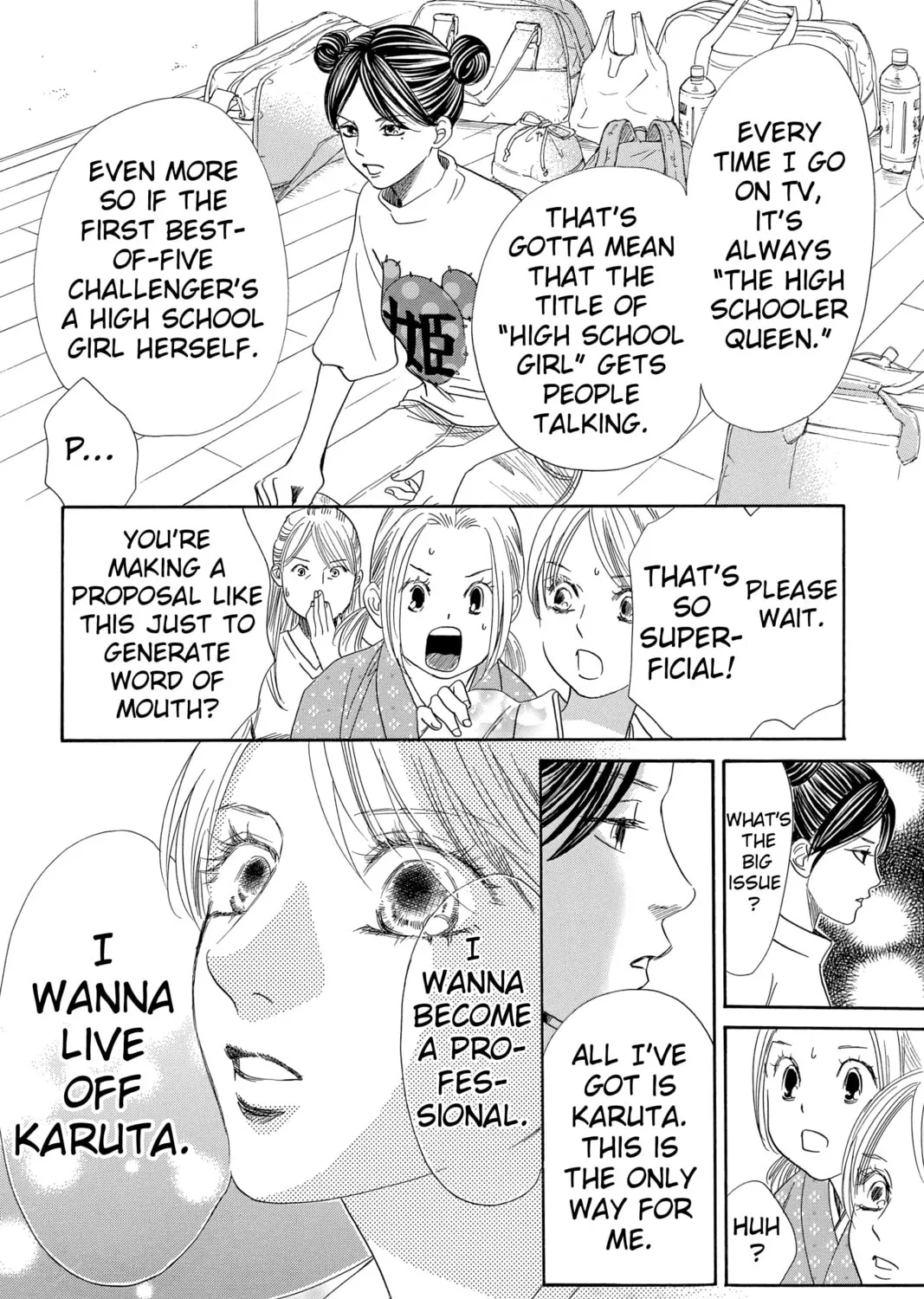 Read Chihayafuru chapter 205 image 6 on Lezhin