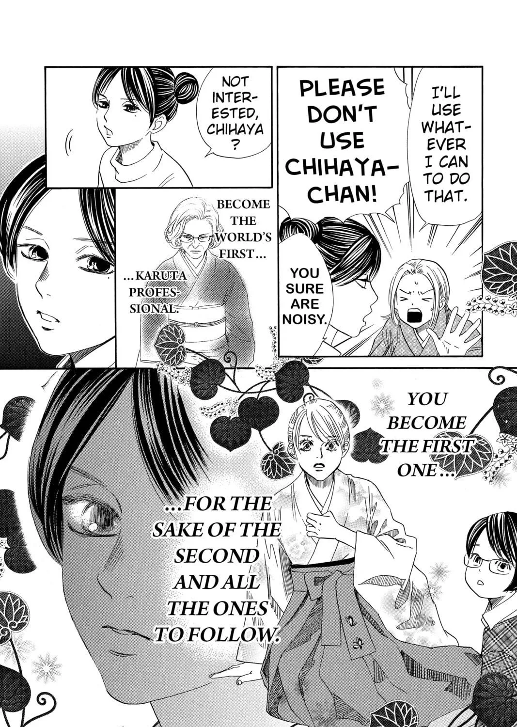 Read Chihayafuru chapter 205 image 8 on Lezhin