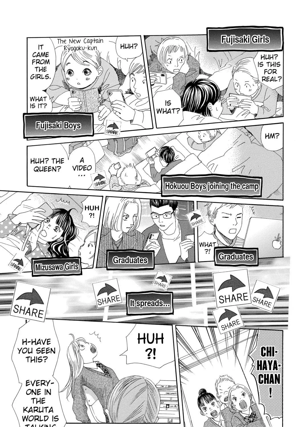 Read Chihayafuru chapter 209 image 16 on Lezhin