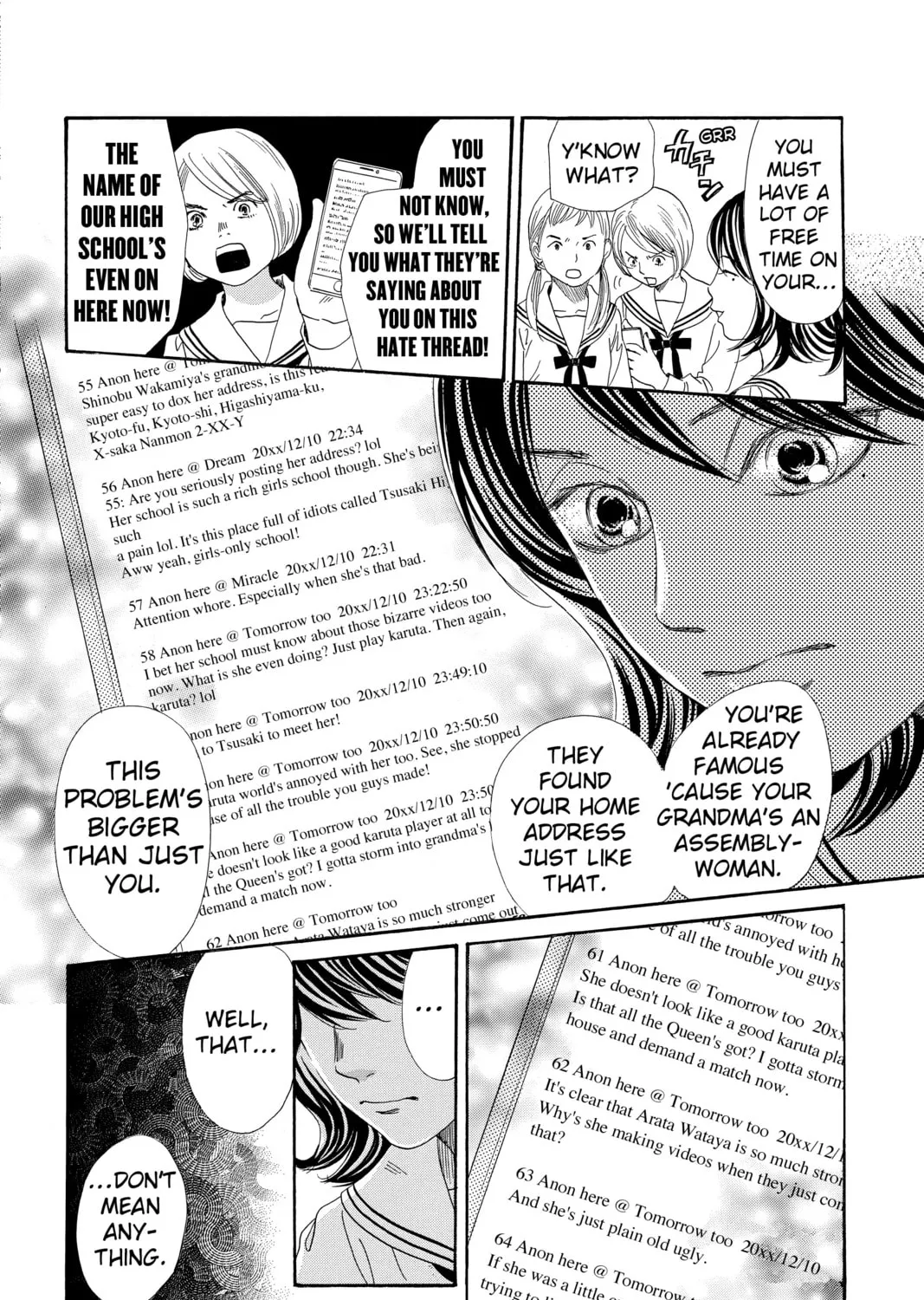 Read Chihayafuru chapter 210 image 50 on Lezhin