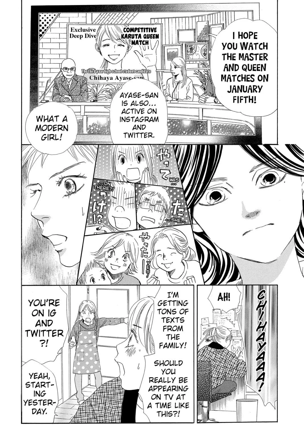 Read Chihayafuru chapter 211 image 46 on Lezhin
