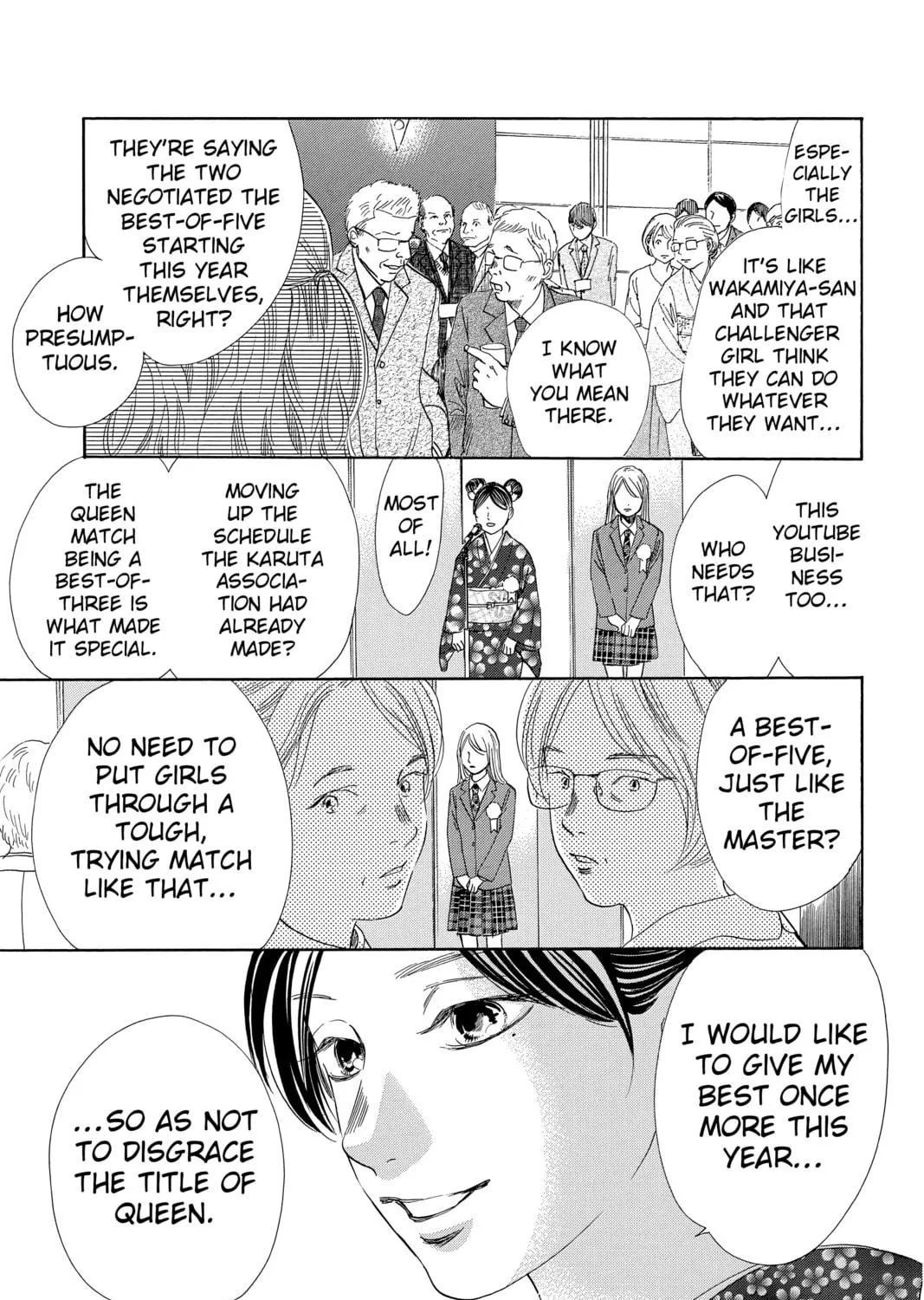 Read Chihayafuru chapter 215 image 34 on Lezhin
