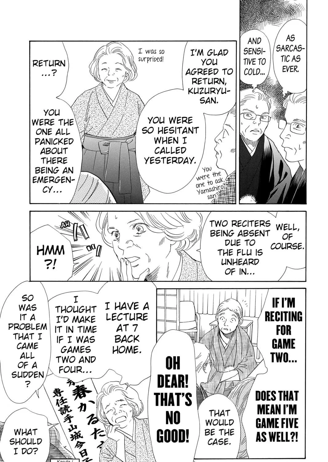 Read Chihayafuru chapter 221 image 4 on Lezhin