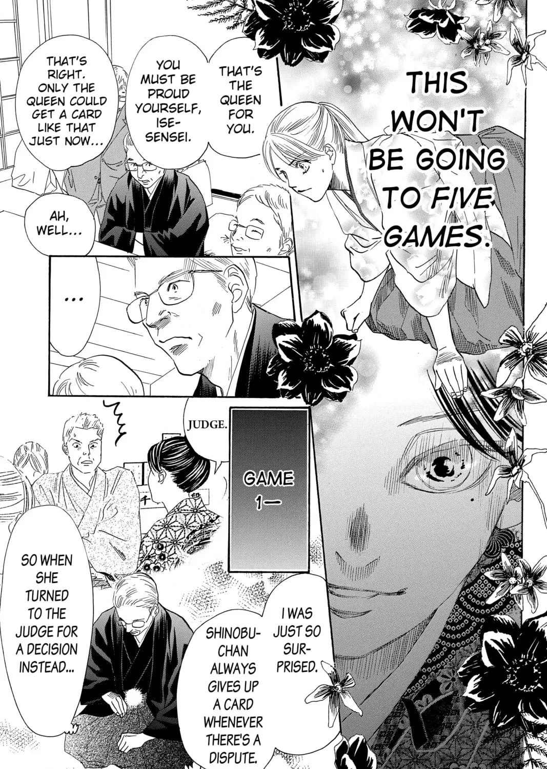 Read Chihayafuru chapter 223 image 12 on Lezhin