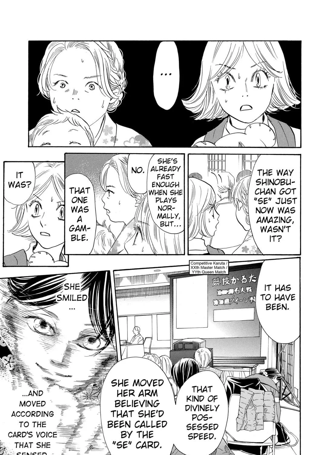 Read Chihayafuru chapter 223 image 8 on Lezhin
