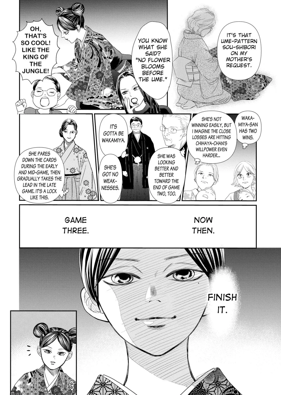 Read Chihayafuru chapter 227 image 32 on Lezhin
