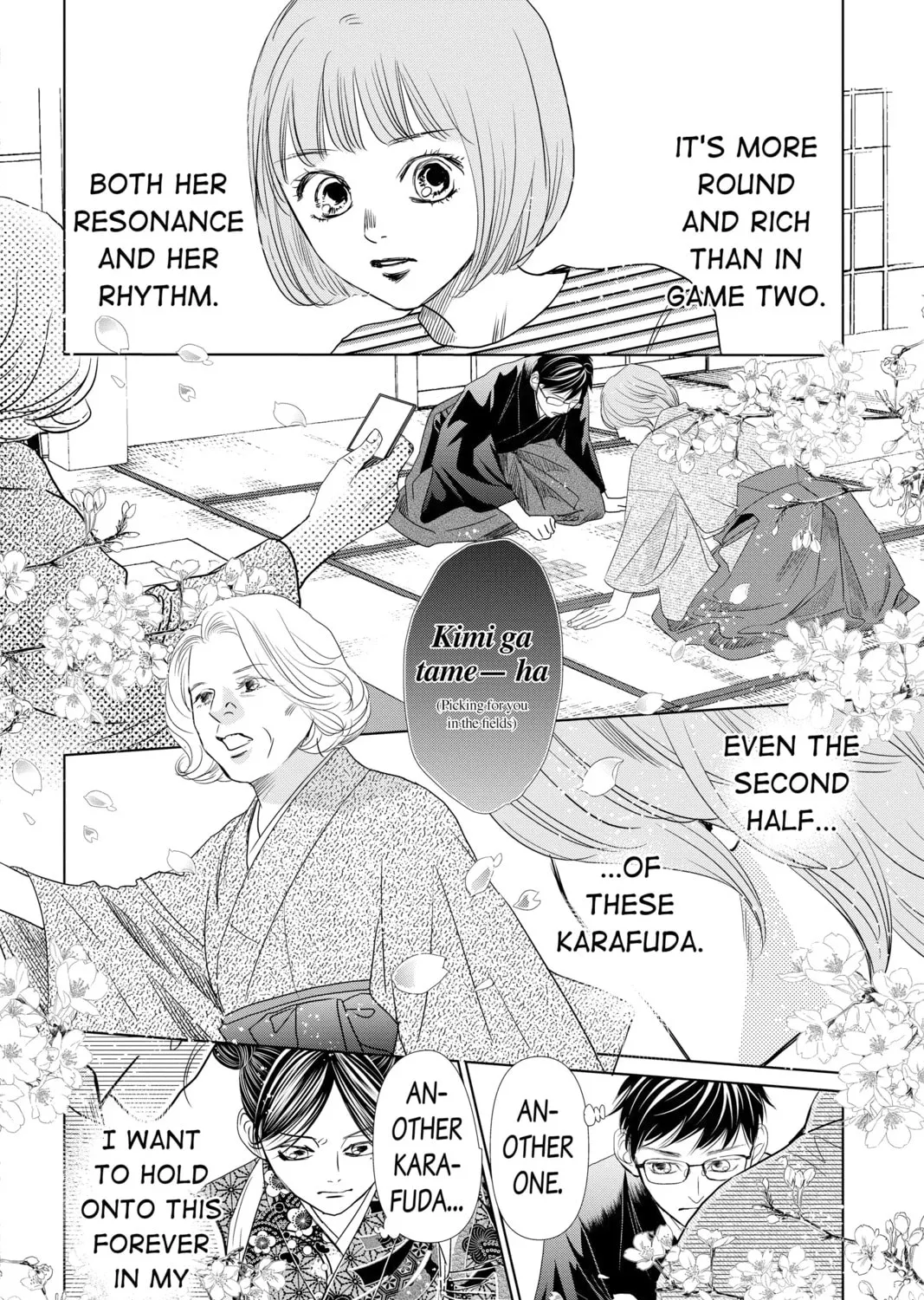 Read Chihayafuru chapter 232 image 32 on Lezhin