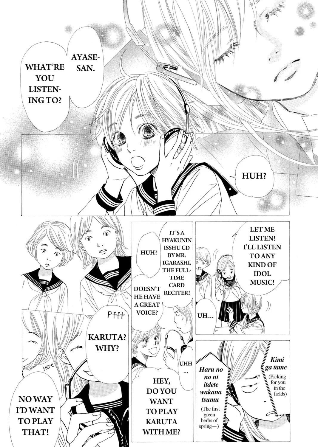 Read Chihayafuru chapter 7 image 12 on Lezhin