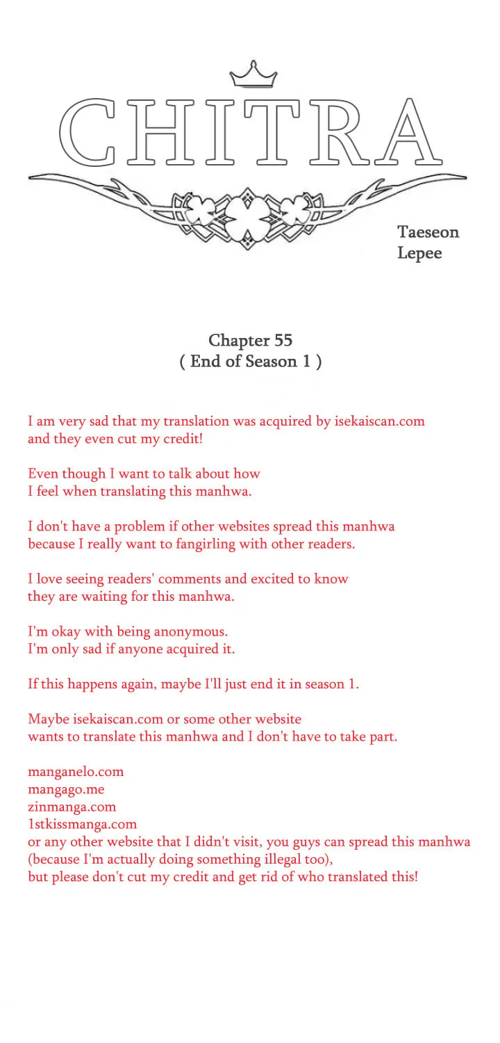 Read Chitra chapter 55 image 0 on Lezhin