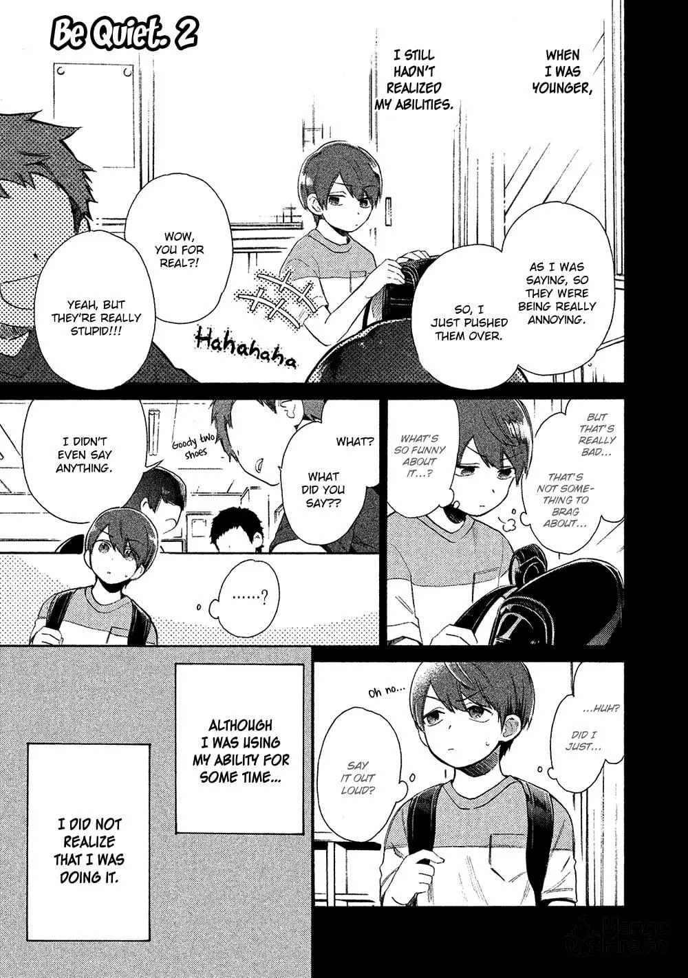 Read Chotto Damatte chapter 2 image 2 on Lezhin