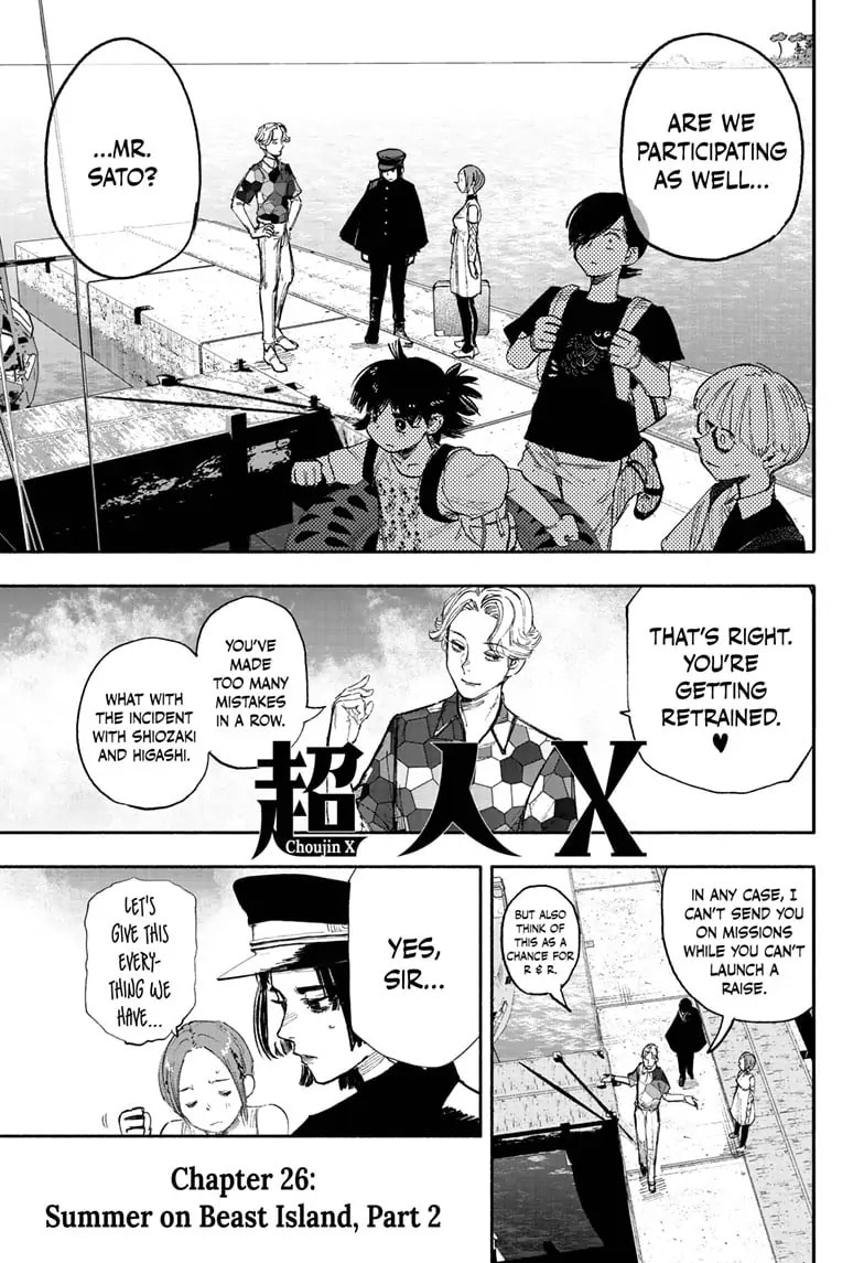 Read Choujin X chapter 26.2 image 0 on Lezhin
