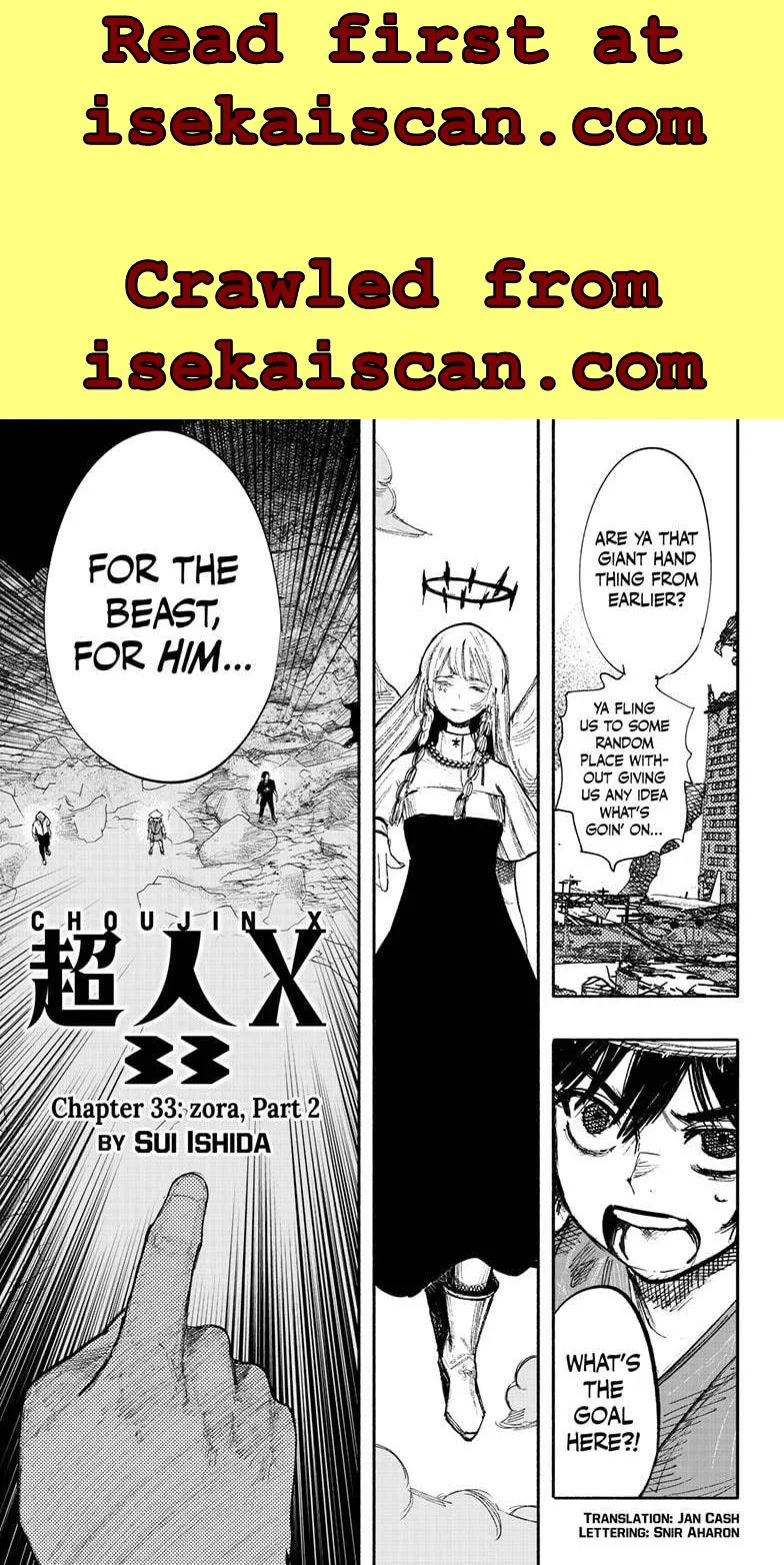 Read Choujin X chapter 33.2 image 0 on Lezhin