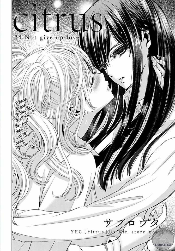 Read Citrus (AYUKO) chapter 24 image 1 on Lezhin