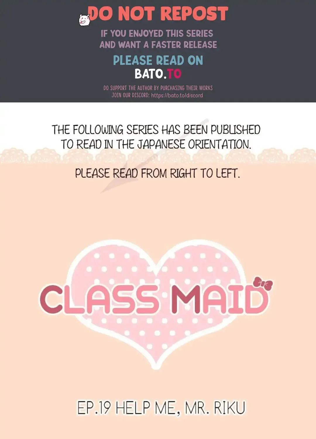 Read Class Maid chapter 19 image 0 on Lezhin