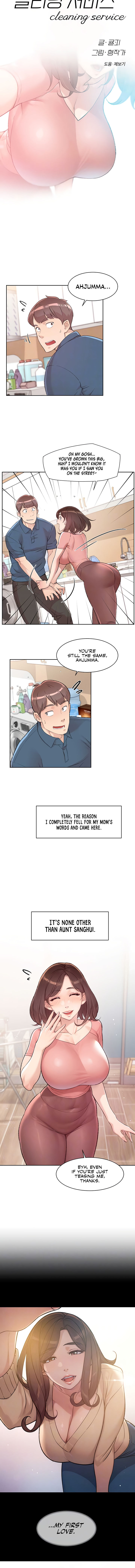 Read Cleaning Service chapter 2 image 1 on Lezhin