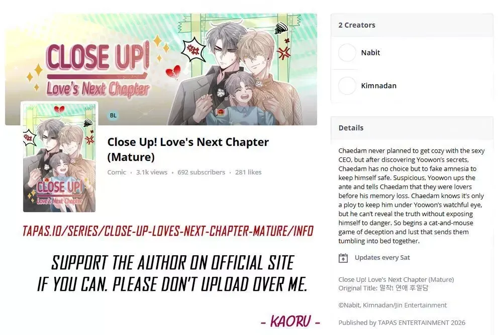 Read Close Up! Love