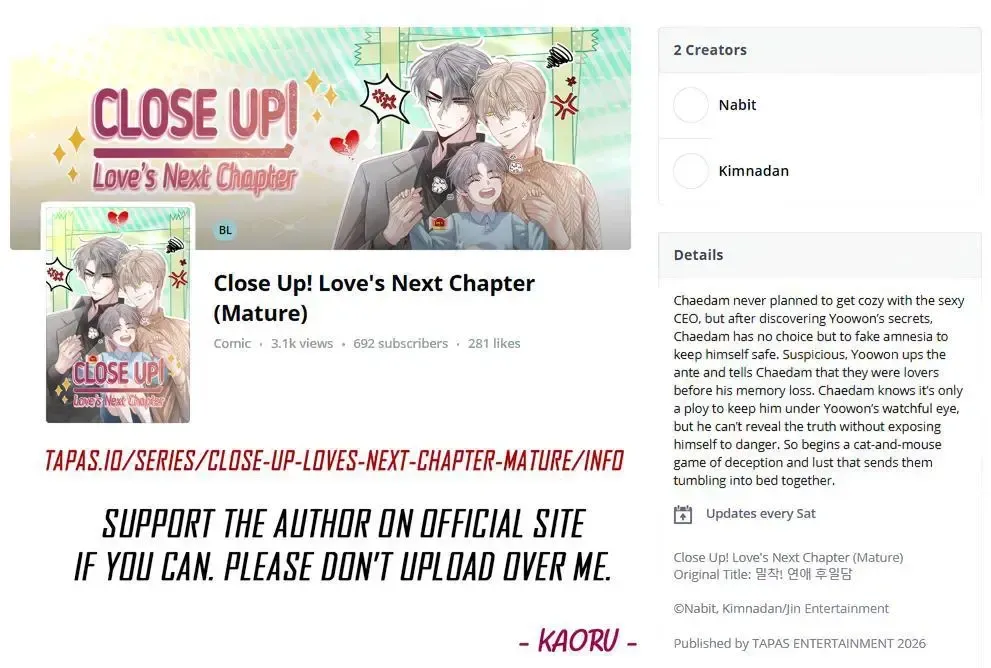 Read Close Up! Love