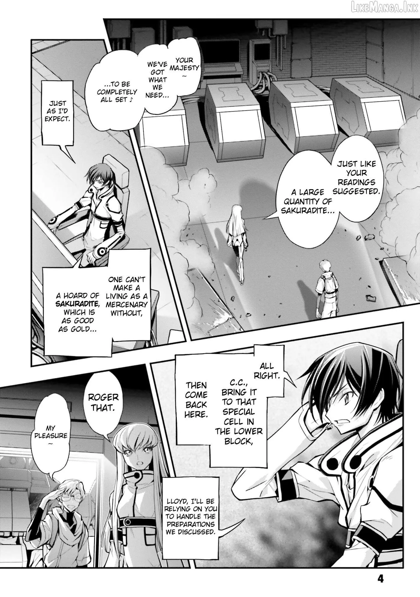 Code Geass: Lelouch of the Re;surrection Chapter 13 page 5 - 