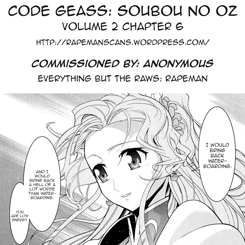 Read Code Geass: Oz the Reflection chapter 6 image 36 on Lezhin